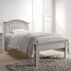 Mala Curved Wooden Single Bed In Clay