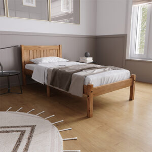 Ria Wooden Single Bed In Pine