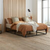 Soho Metal Platform Small Double Bed In Black