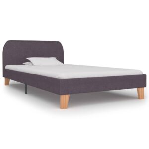 Annapolis Fabric Single Bed In Taupe