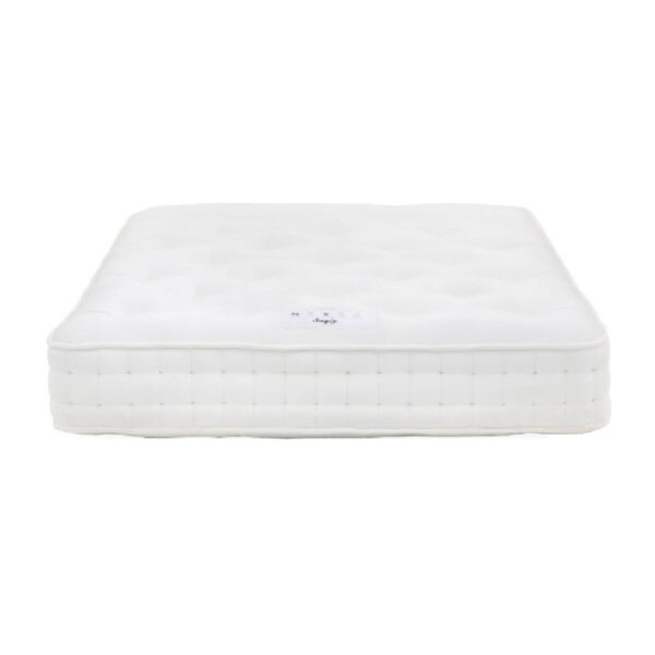 Saratoga Luxury 2000 Fabric King Size Mattress In White