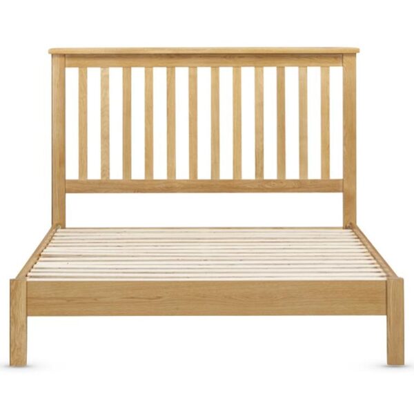 Lecco Wooden Double Bed In Oak