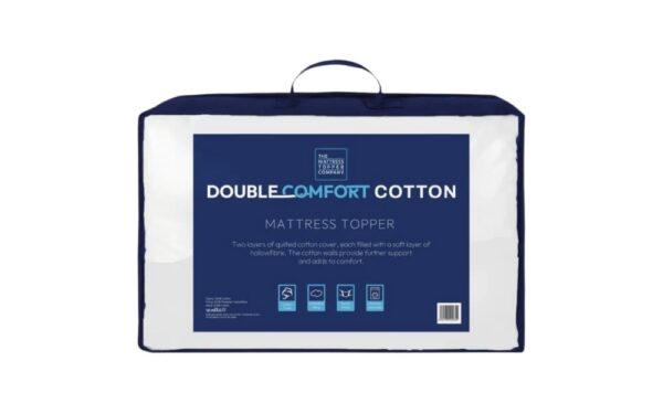 The Mattress Topper Company Dual Layer Cotton Mattress Topper, Single